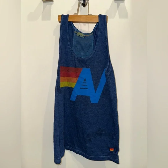 Aviator Nation Blue Tank Top - Picture 1 of 7